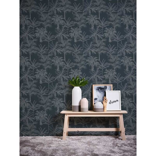 Tapete Schwarz, Anthrazit Michalsky Living Vliestapete (379832)