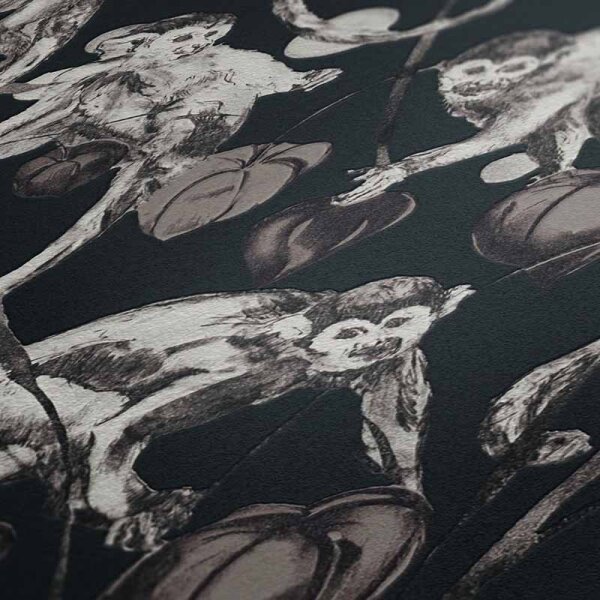 Tapete Schwarz, Anthrazit Michalsky Living Vliestapete (379822)