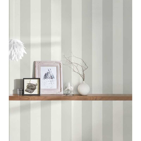 Tapete Grau, Silber, Weiß AS-Creation Vliestapete (381012)