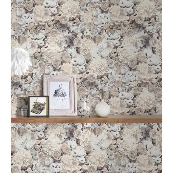 Tapete Beige, Creme AS-Creation Vliestapete (380083)