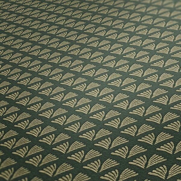 Tapete Gold, Kupfer, Grün AS-Creation Vliestapete (379585)