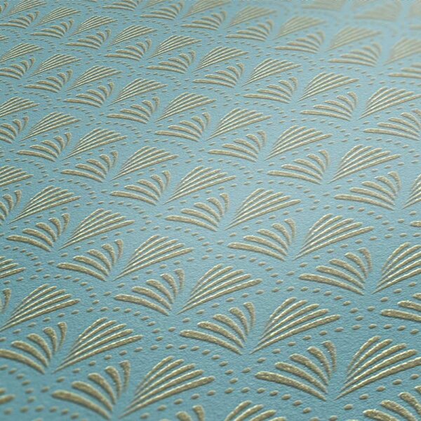 Tapete Türkis AS-Creation Vliestapete (379574)