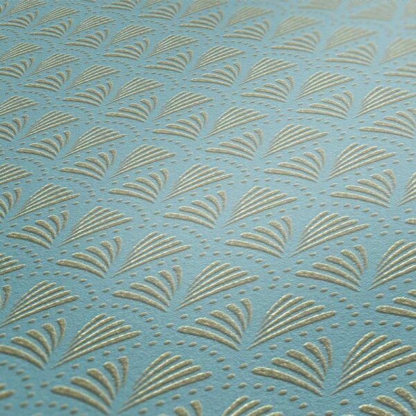 Tapete Türkis AS-Creation Vliestapete (379574)