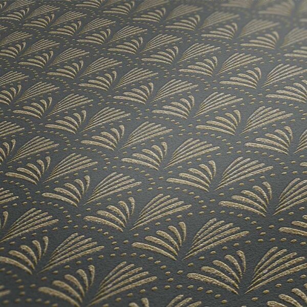 Tapete Schwarz, Anthrazit AS-Creation Vliestapete (379573)