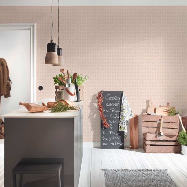 Tapete Pastellfarben, Rosa, Rose AS-Creation Vliestapete (379572)