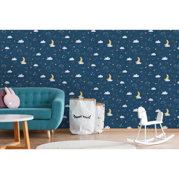 Tapete Blau AS-Creation Vliestapete (381411)