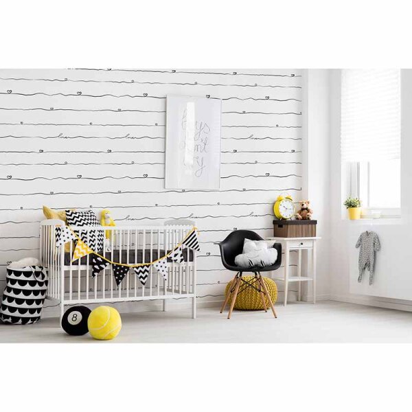 Tapete Schwarz-Weiß AS-Creation Vliestapete (381403)