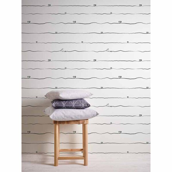 Tapete Schwarz-Weiß AS-Creation Vliestapete (381403)