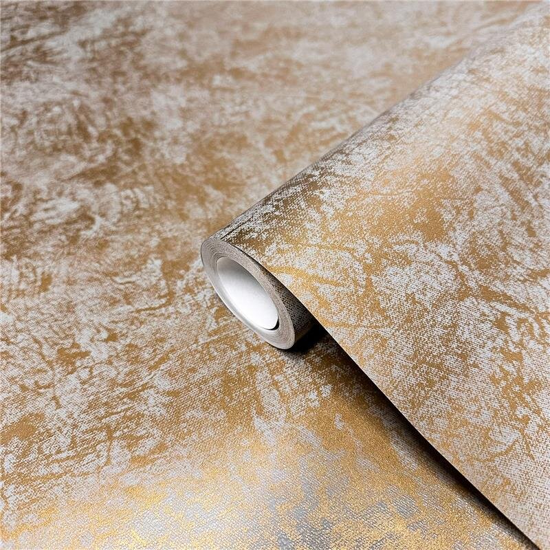 53126 Tapete Gold Kupfer Uni Putzoptik Metallic Glitzer Vliestapete Marburg