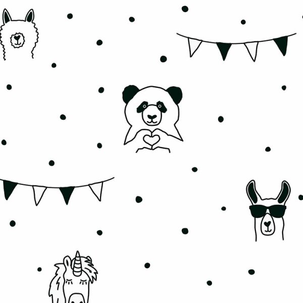 Tapete Schwarz-Weiß AS-Creation Vliestapete (381382)