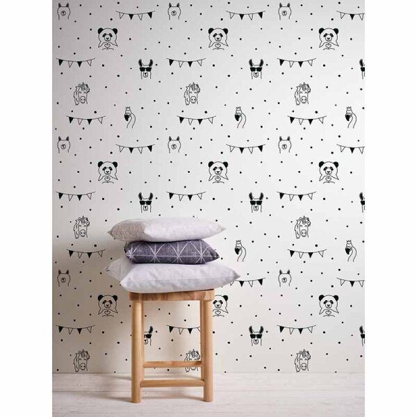 Tapete Schwarz-Weiß AS-Creation Vliestapete (381382)