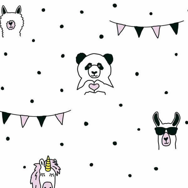 Tapete Schwarz-Weiß AS-Creation Vliestapete (381381)