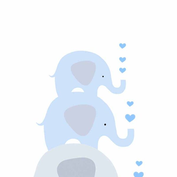 Tapete Blau, Pastellfarben AS-Creation Vliestapete (381351)