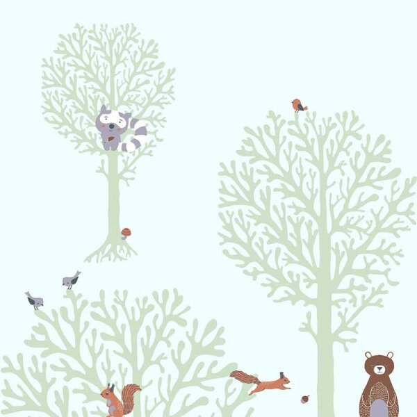 Tapete Grün, Pastellfarben AS-Creation Vliestapete (381342)