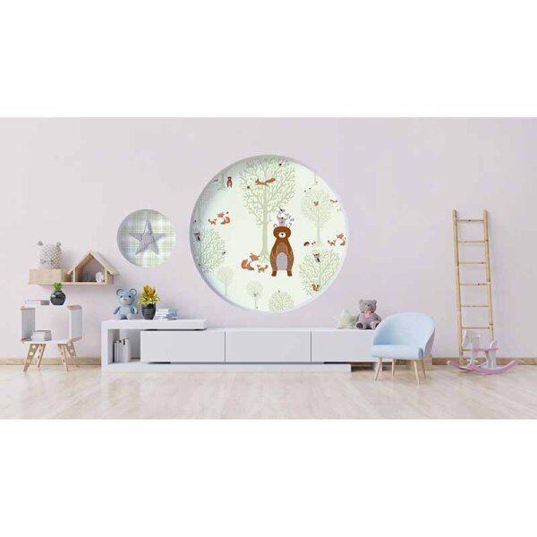 Tapete Grün, Pastellfarben AS-Creation Vliestapete (381342)