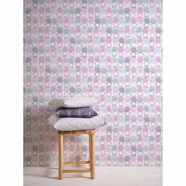 Tapete Pastellfarben, Rosa, Rose AS-Creation Vliestapete (381292)