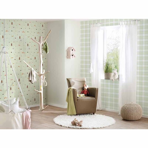 Tapete Grün, Pastellfarben AS-Creation Vliestapete (381222)