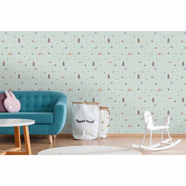 Tapete Grün, Pastellfarben AS-Creation Vliestapete (381192)