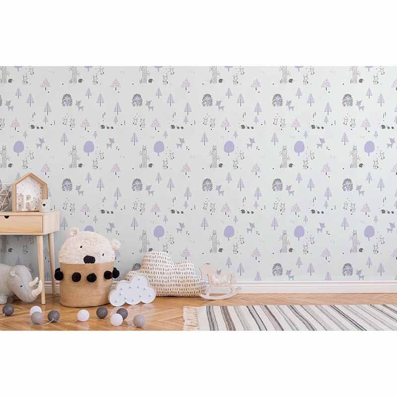 Tapete Lila, Flieder, Weiß AS-Creation Vliestapete (381171)