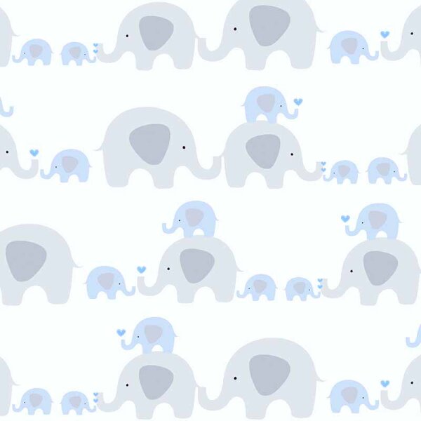 Tapete Blau, Grau, Silber AS-Creation Vliestapete (381131)