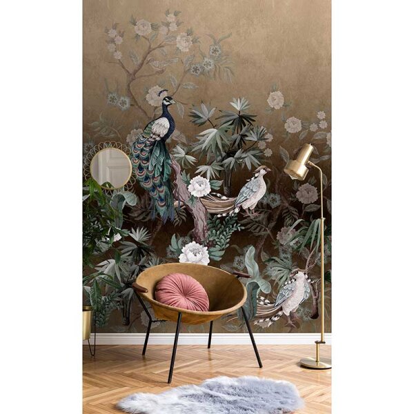 Digitaldruck-Tapete peacock island 2 livingwalls (DD122952)