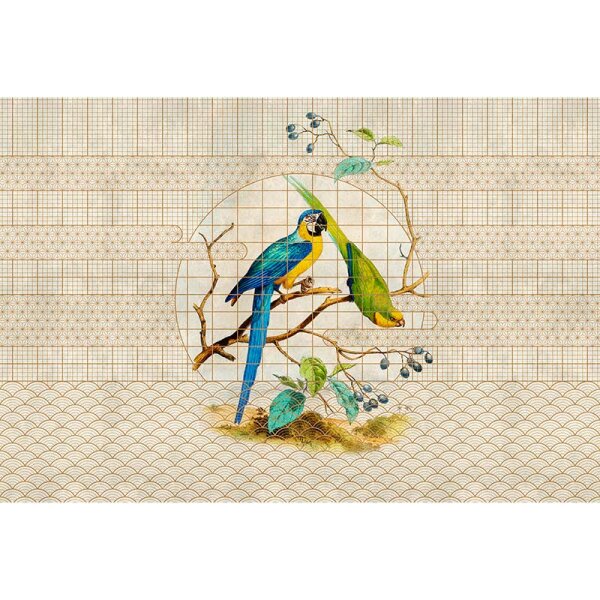 Digitaldruck-Tapete voliere 3 livingwalls (DD122436)