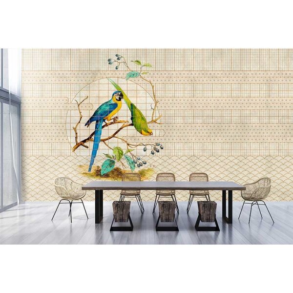 Digitaldruck-Tapete voliere 3 livingwalls (DD122436)