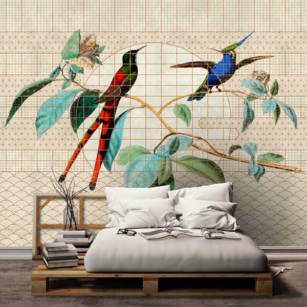 Digitaldruck-Tapete voliere 2 livingwalls (DD122432)