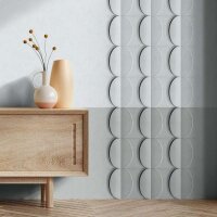 Bord&uuml;re Grau Marburg Vlies (34496)