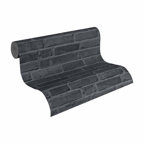 Tapete Schwarz, Anthrazit AS-Creation Vliestapete (942833)