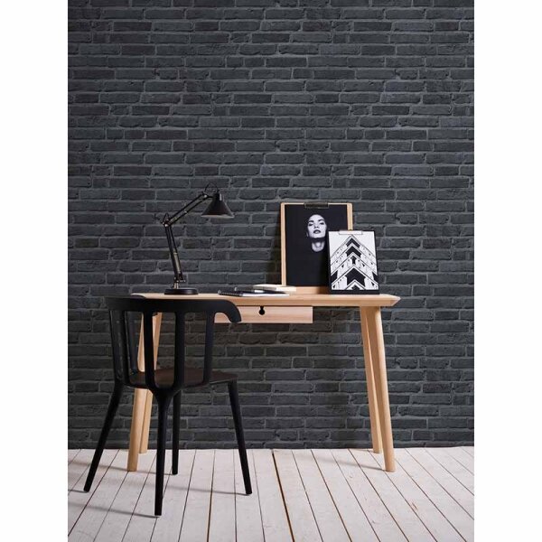 Tapete Schwarz, Anthrazit AS-Creation Vliestapete (942833)