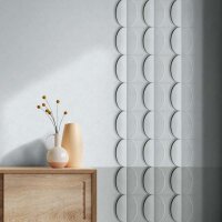 Bord&uuml;re Grau, Greige Marburg Vlies (34493)