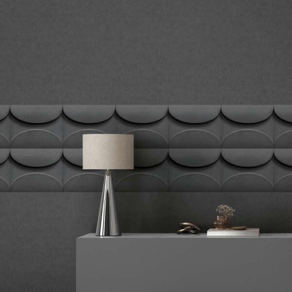 Tapete Grau, Schwarz Marburg Vliestapete (34486)