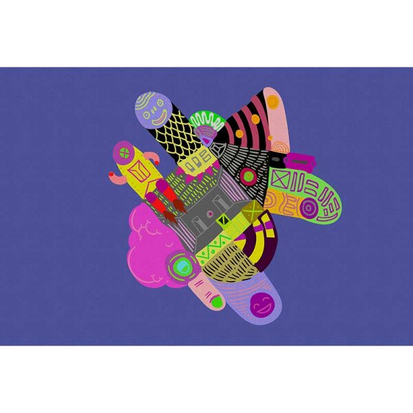 Digitaldruck-Tapete looneyland 2 livingwalls (DD121924)