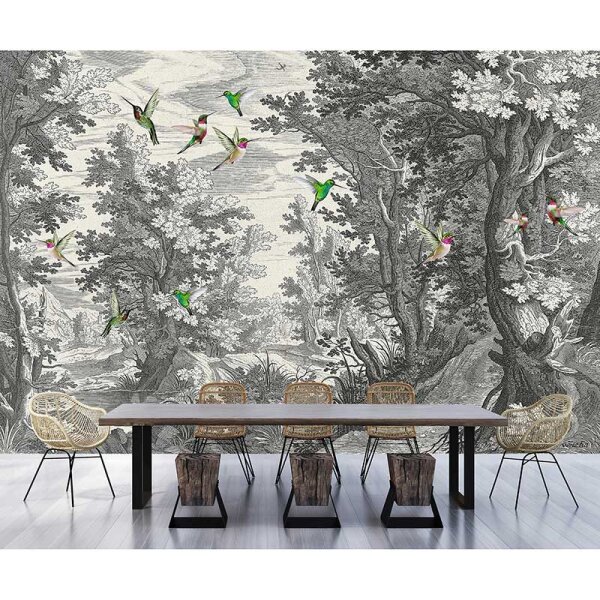 Digitaldruck-Tapete fancy forest 1 livingwalls (DD121876)