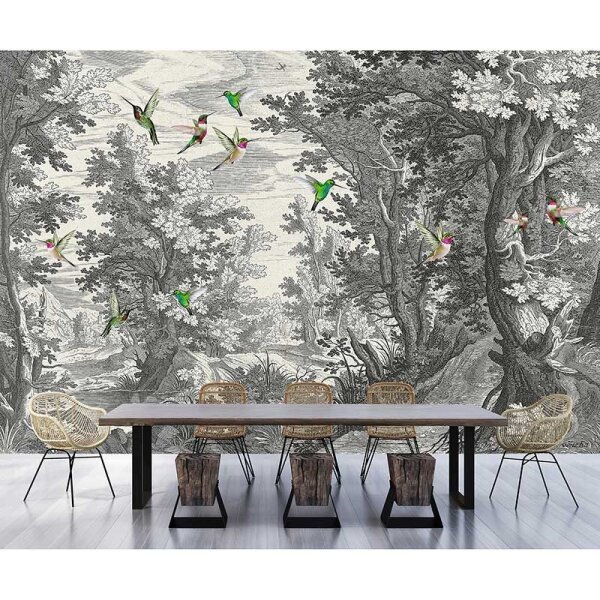 Digitaldruck-Tapete fancy forest 1 livingwalls (DD121876)