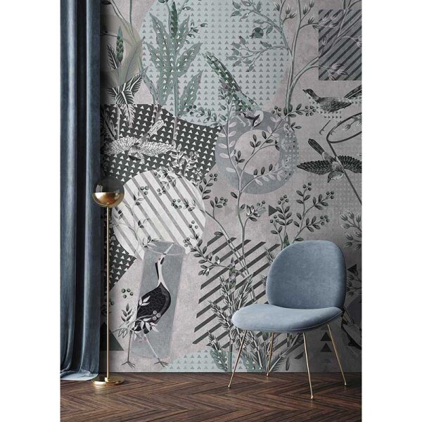 Digitaldruck-Tapete birds playgroud 1 livingwalls (DD121852)