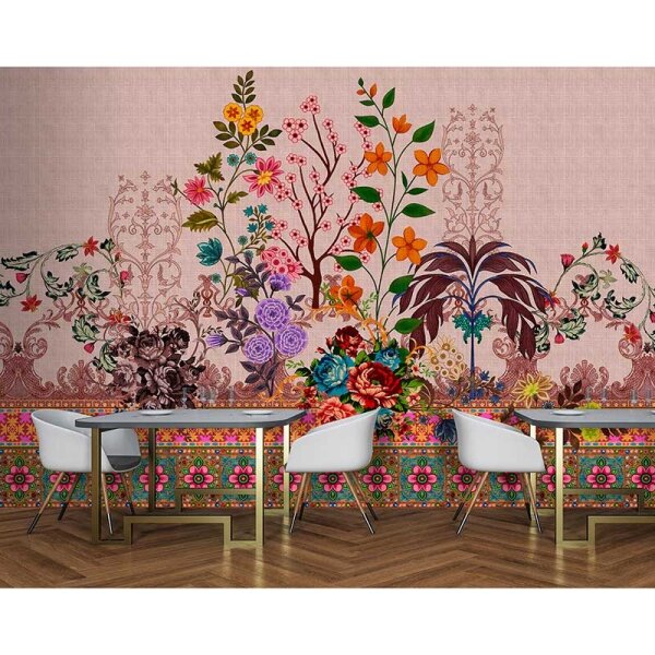 Digitaldruck-Tapete oriental garden 4 livingwalls (DD121848)