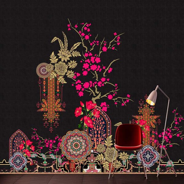 Digitaldruck-Tapete oriental garden 2 livingwalls (DD121840)