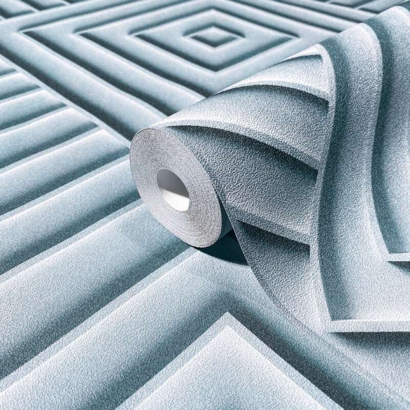 Tapete Blau, Grau Marburg Vliestapete (34482)