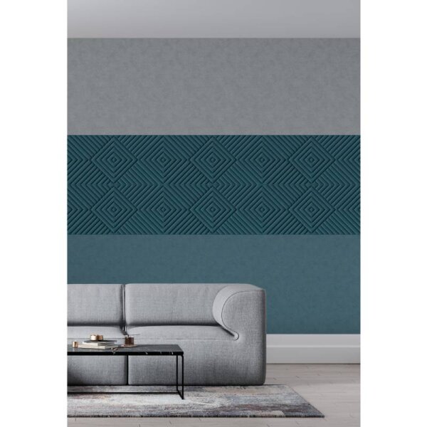 Tapete Blau, Petrol Marburg Vliestapete (34480)