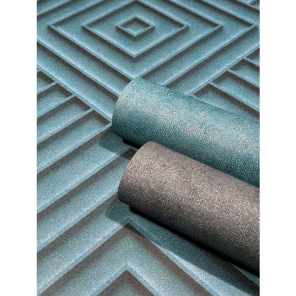 Tapete Blau, Petrol Marburg Vliestapete (34480)