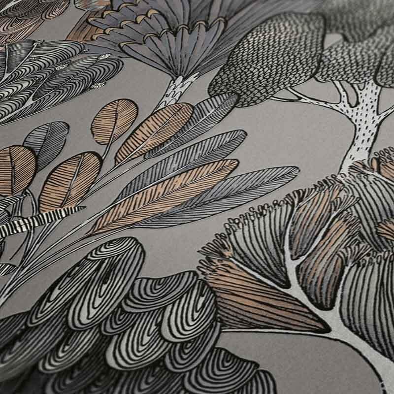 Tapete Grau, Silber Architects Paper Vliestapete (377574)