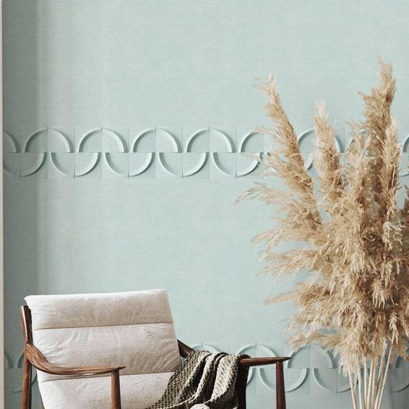 Bordüre Grün, Türkis Marburg Vlies (34473)