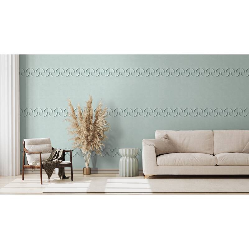 Bordüre Grün, Türkis Marburg Vlies (34473)