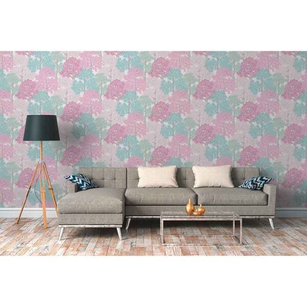 Tapete Blau, Rosa, Rose Architects Paper Vliestapete (377535)