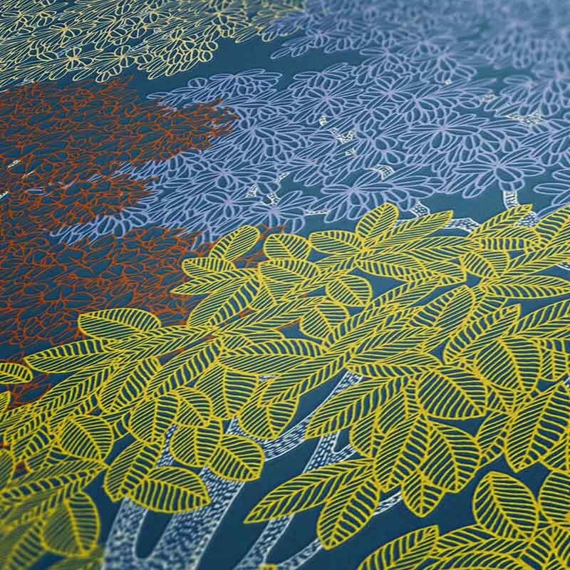 Tapete Blau Architects Paper Vliestapete (377531)