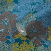 Tapete Blau Architects Paper Vliestapete (377531)