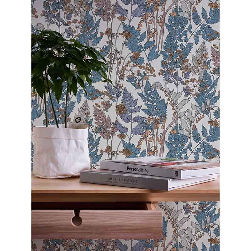 Tapete Blau Architects Paper Vliestapete (377517)