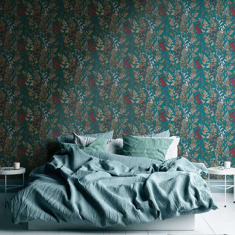 Tapete Blau, Grün, Petrol Architects Paper Vliestapete (377515)